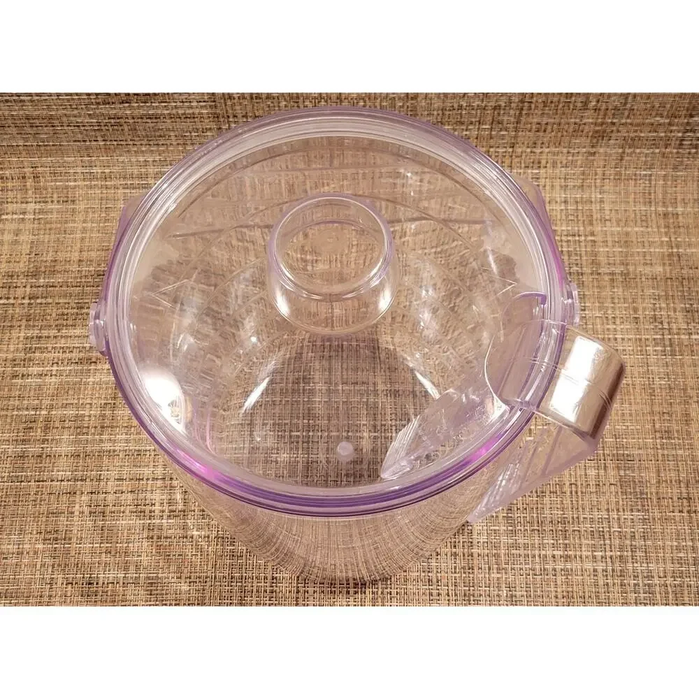 TERVIS Ice Bucket 2.5 qt Clear with Tongs and Handle